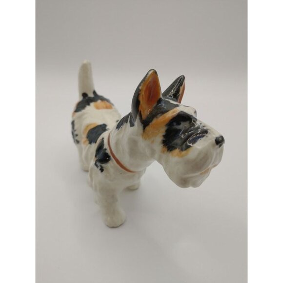 Vintage 1950s Ceramic Terrier Scotty Dog Figurine - Picture 5 of 9